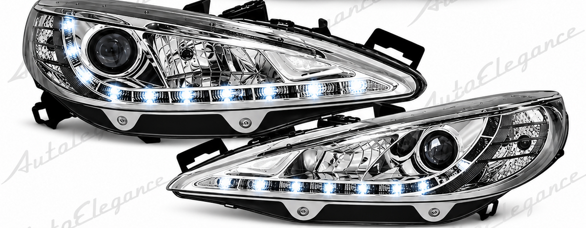 ART.11061 FARI ANTERIORI ADATTO PER PEUGEOT 207 05.06-06.12 LED