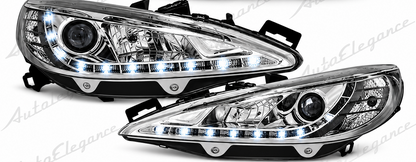 ART.11061 FARI ANTERIORI ADATTO PER PEUGEOT 207 05.06-06.12 LED