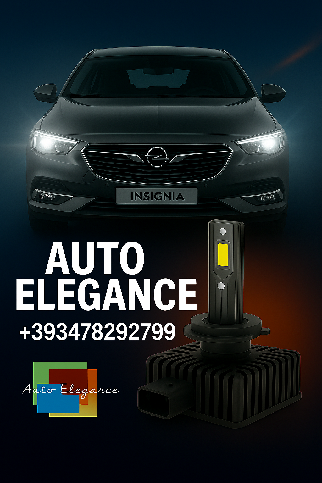 💕COPPIA LAMPADE D1S LED DA XENON A LED PER  OPEL INSIGNIA A💕
