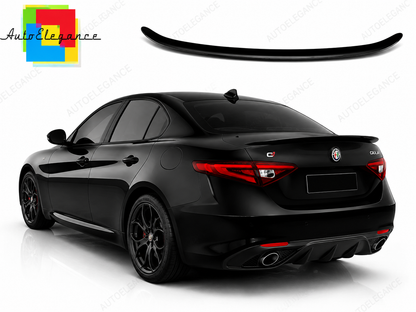 👉SPOILER POSTERIORE ADATTO PER ALFA ROMEO GIULIA SPOILERINO PU NON VERNICIATO👈