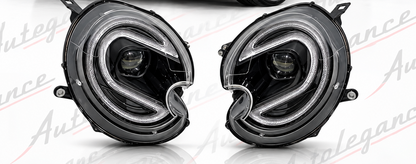 ART.10721 FARI ANTERIORI ADATTO PER Mini Cooper R55 / R56 06-12 Look DRL