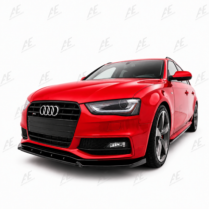 💕ART.9890 Splitter Audi A4 S B8 FL 2012+ nero lucido solo per paraurti sline 💕