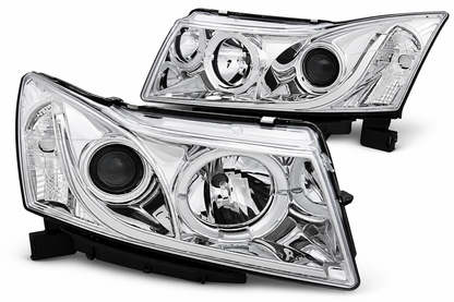 ART.10695 FARI ANTERIORI ADATTO PER CHEVROLET CRUZE 09-12 CROMATA