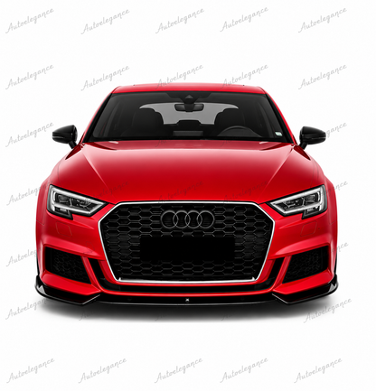 🔥ART.4850 SPLITTER ADATTO PER AUDI S3 A3 8V FL S-LINE 2017-2020🔥