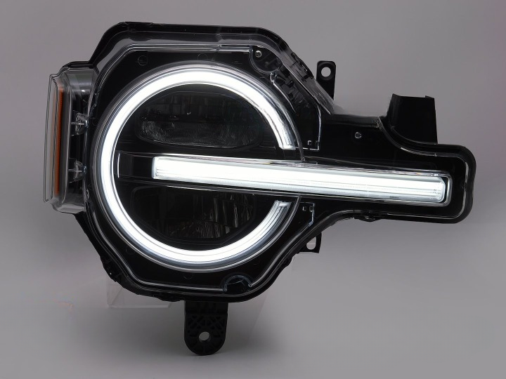 💕 Fari Anteriori Adatto per Ford Bronco 2021-2024 Full LED DRL Neri 💕