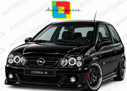 ART.11002 FARI ANTERIORI ADATTO PER OPEL CORSA B 02.93-10.00 NERO LED