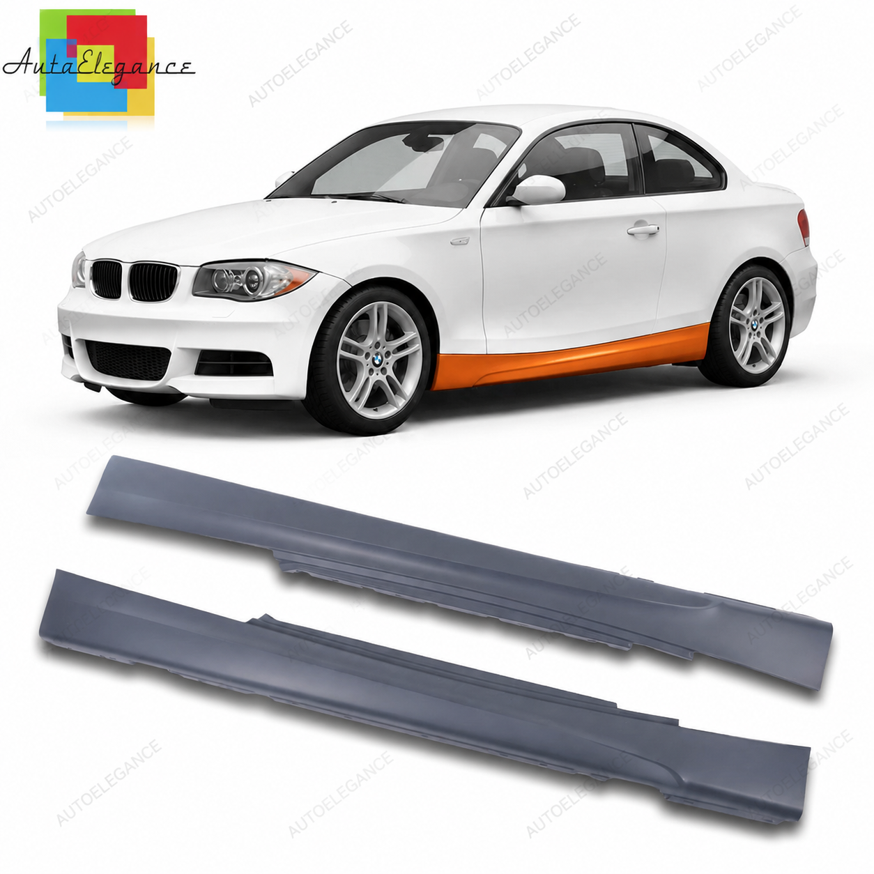 👉Minigonne laterali adatte per BMW Serie 1 E81 E82 E88 2006-2012👈