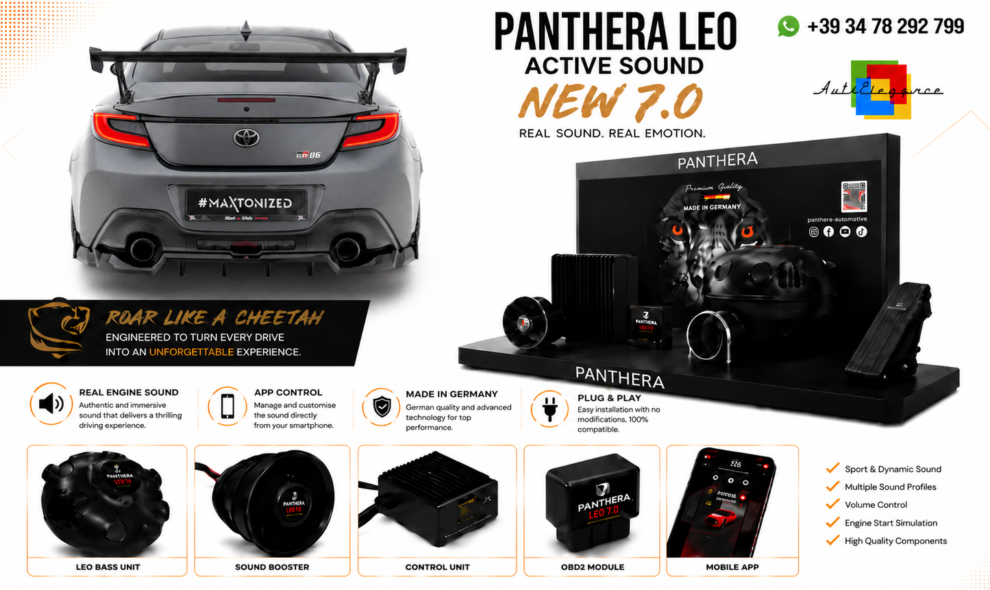💕ART.2672 PANTHERA Soundsystem Booster 7.0 - Toyota GR86💕