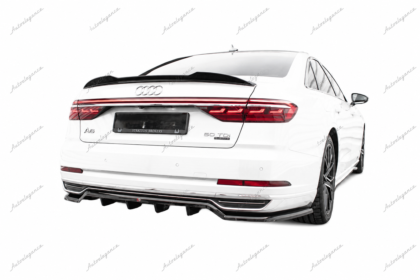 🔥ART.9824 SPLITTER POSTERIORE (CON BARRE VERTICALI) ADATTO PER AUDI A8 D5🔥