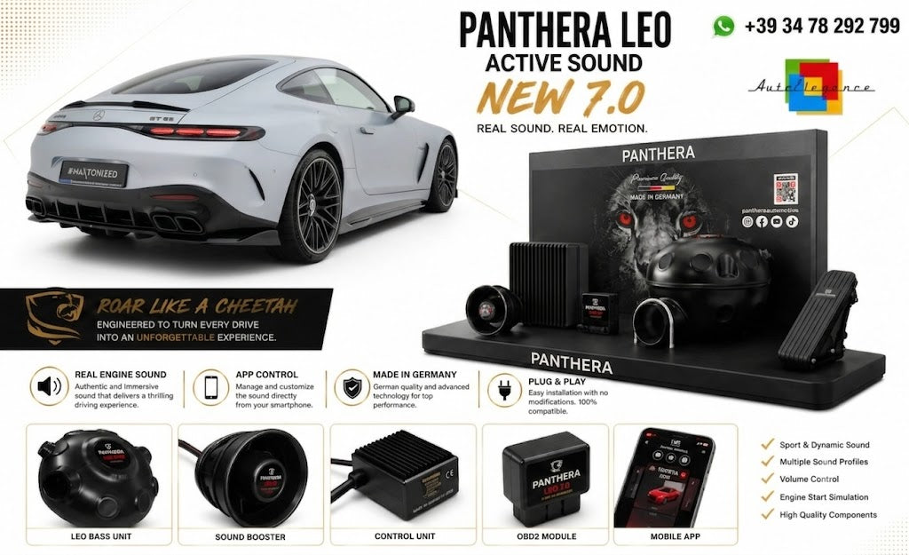 💕ART.2672 PANTHERA Soundsystem Booster 7.0 -Mercedes-AMG GT 63 / 55 / 63 S E💕