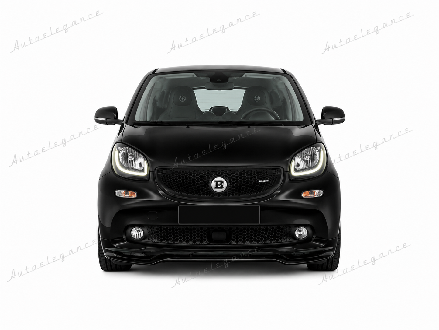 🔥ART.0338 SOTTO PARAURTI ADATTO PER SMART 453 ABS LOOK BRABUS (GREZZO)🔥