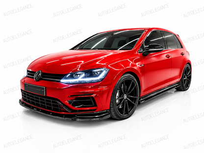 💕ART.10255 SOTTO  MINIGONNE Volkswagen Golf Mk7 Facelift R-Line NERO LUCIDO💕