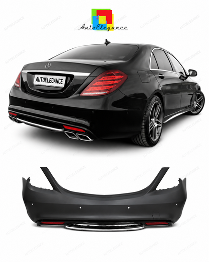 💕PARAURTI POSTERIORE MERCEDES CLASSE S W222 13-17 LOOK S65 PDC💕