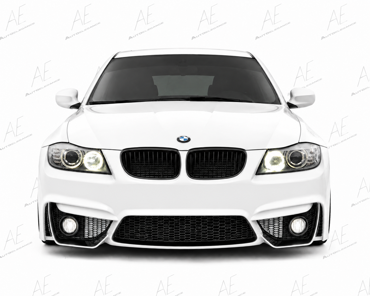 💕ART.10123 PARAURTI ANTERIORE BMW  3 E90 E91 08-11 LOOK M4 +LAMA +FENDINEBBIA💕