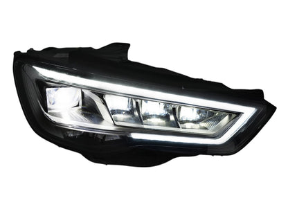 💕 Fari Anteriori Adatto per Audi A3 8V 2012-2016 Full LED Seq DRL 💕