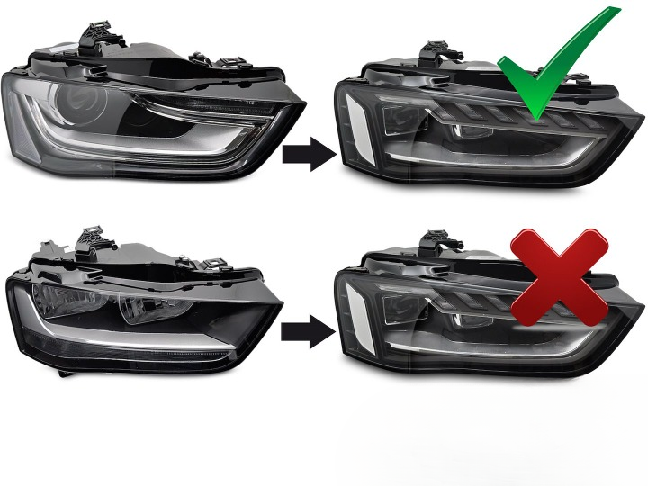 💕 ART.10642 FARI ANTERIORI ADATTO  PER AUDI A4 B8 12-15💕