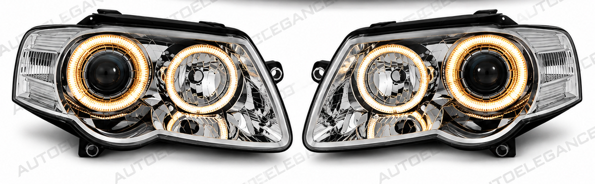 ART.10736 FARI ANTERIORI ADATTO PER VW PASSAT B6 3C 03.05-10