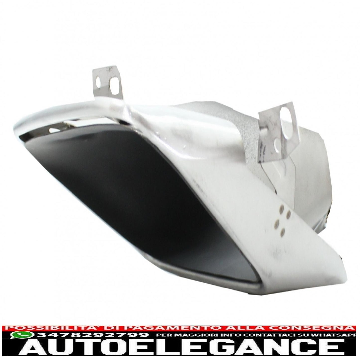Rear Bumper with Exhaust Tips suitable for Range Rover Vogue IV L405 (2013-2017) Facelift look update 2018+