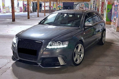 Bumper for Audi A6 C6 4F Sedan Avant 04-10 RS6 Honeycomb Grilles