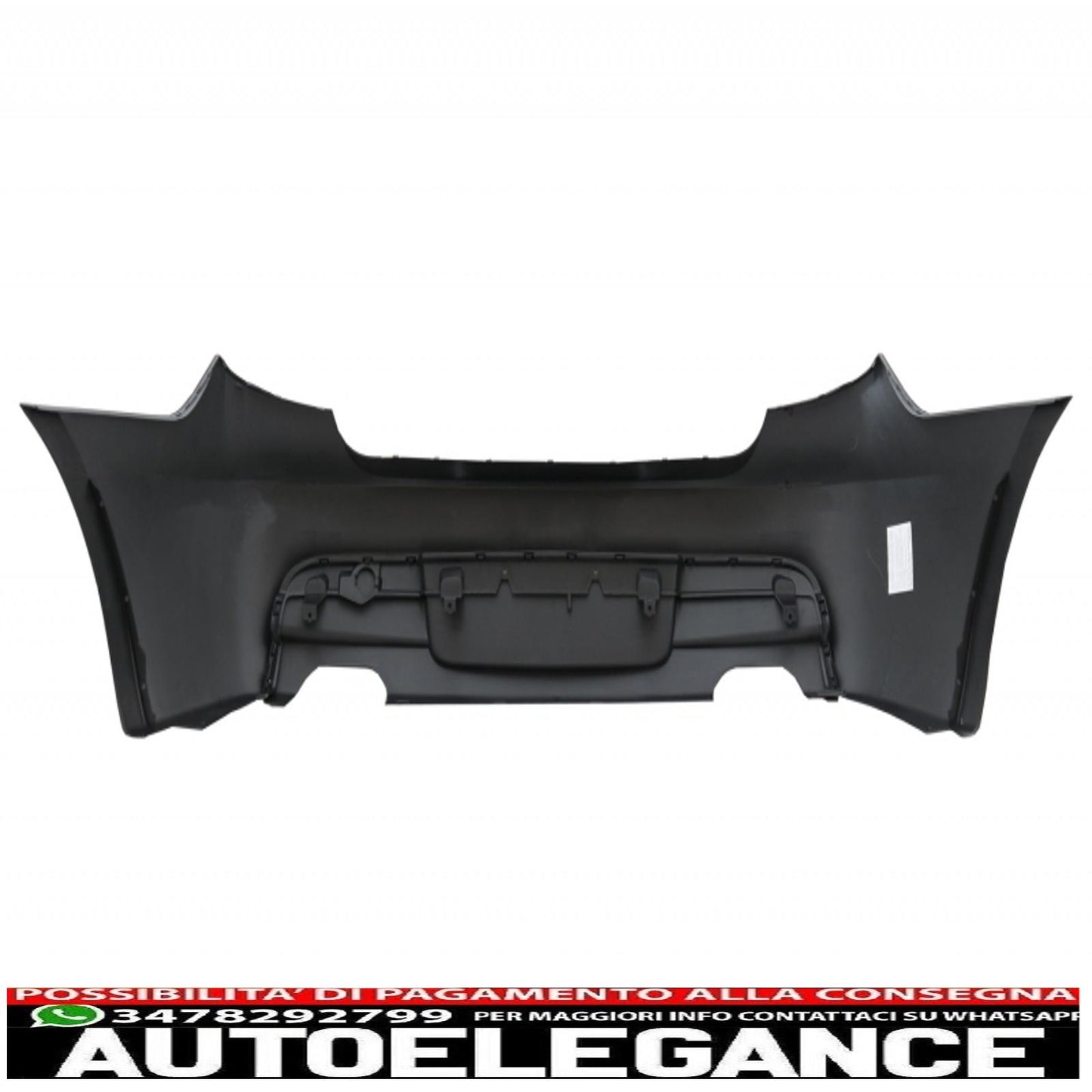 complete body kit with double exhaust tips in matt carbon fiber suitable for BMW 1 series e81 e87 hatchback (2004-2011) m-technik m sport design without pdc