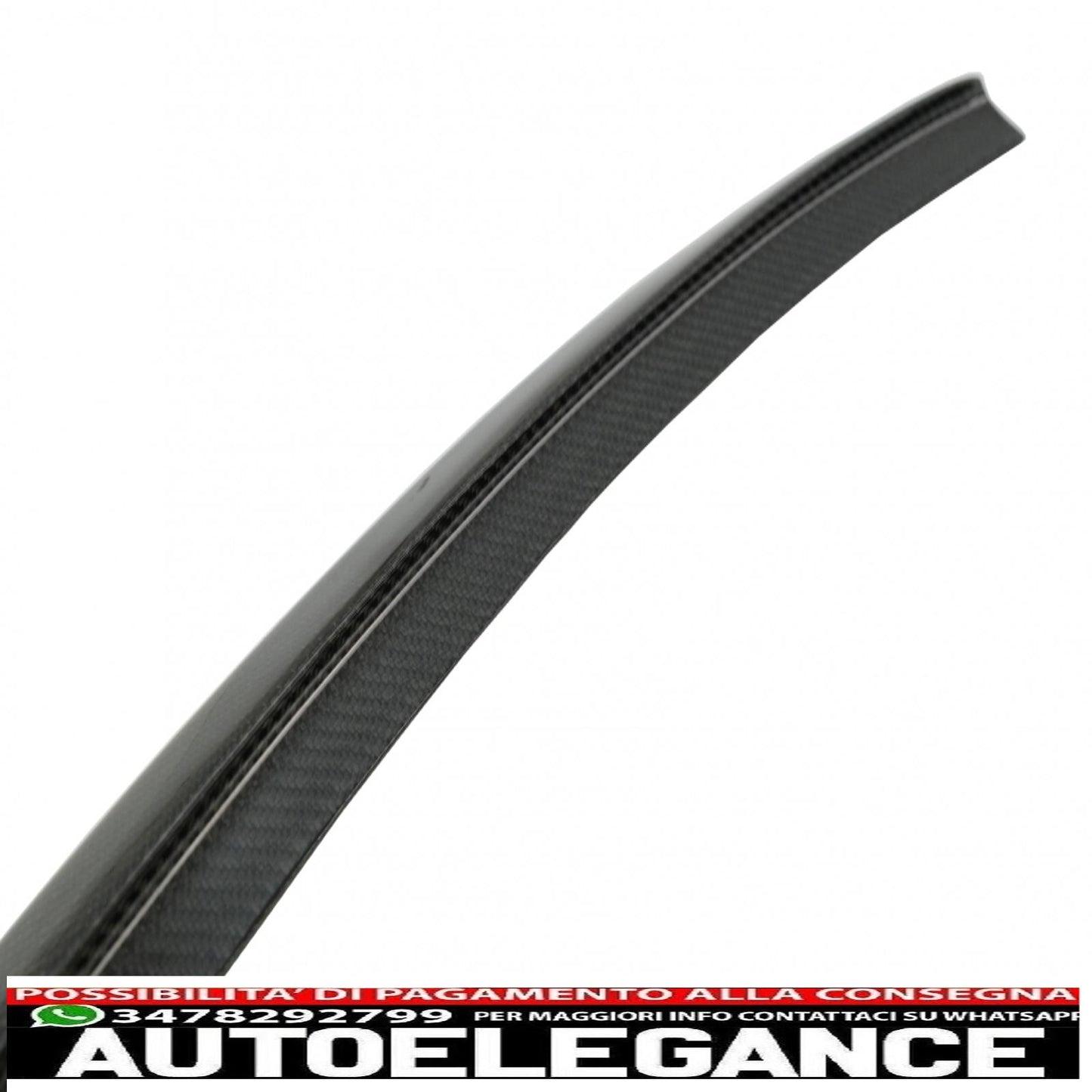 Trunk lid spoiler suitable for audi a7 4g8 s7 rs7 (2011-2017) real carbon 