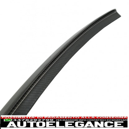 Trunk lid spoiler suitable for audi a7 4g8 s7 rs7 (2011-2017) real carbon 