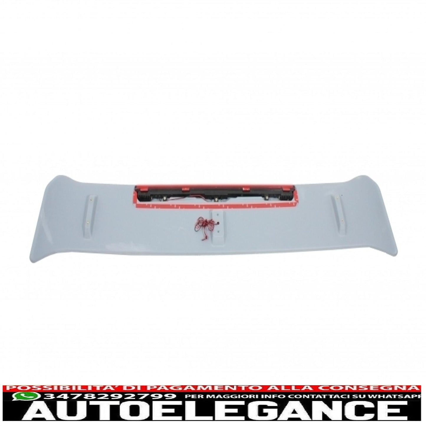 Spoiler sul tetto del paraurti posteriore adatto per mercedes benz classe g w463 (1989-2015) fanali posteriori a led barra luminosa e fendinebbia fumo