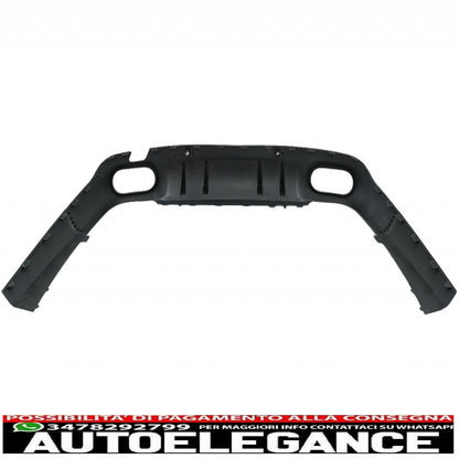 central grille with diffuser and exhaust tips suitable for mercedes cls class c257 (2018-up) gtr cls53 only design rear bumper amg line