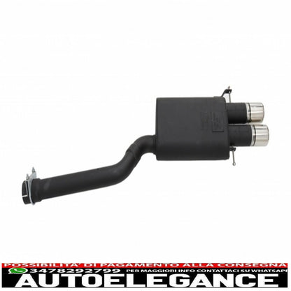 kit carrozzeria con sistema di scarico doppi terminali di scarico sportivi adatti per bmw e60 serie 5 (2007-2010) m-technik design pdc 18mm