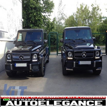 front bumper suitable for mercedes g-class w463 (1989-2017) g65 design
