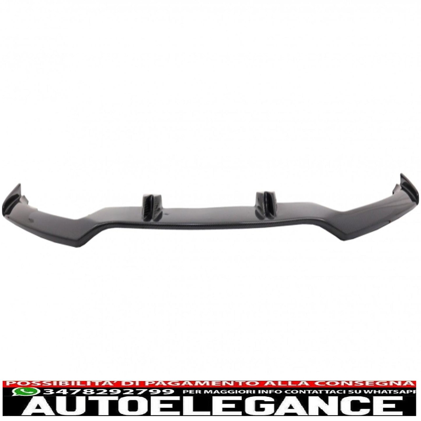 front bumper and additional spoiler in real carbon suitable for audi a5 8t pre restyling (2007-2011) rs5 design