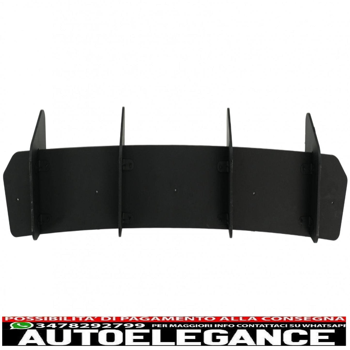 Splitter estensione paraurti posteriore per diffusore adatto a vw golf 7.5 facelift gti (2017-2020) nero