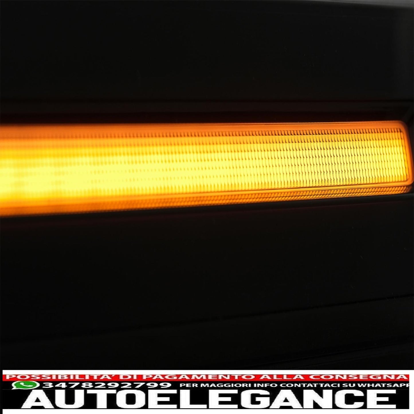 led rear lights light bar suitable for mercedes g class w463 (2008-2017) restyling 2018 dynamic design sequential cornering lights black