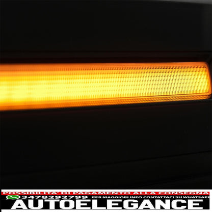 led rear lights light bar suitable for mercedes g class w463 (2008-2017) restyling 2018 dynamic design sequential cornering lights black
