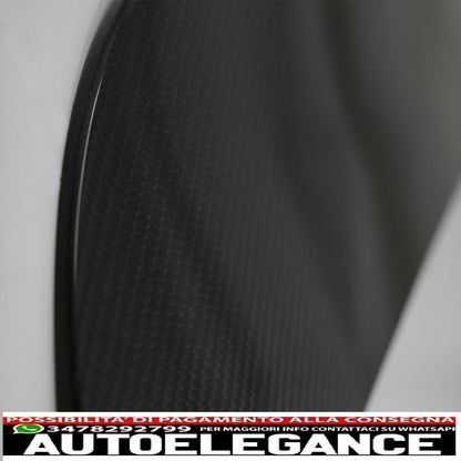 additional spoiler cap for trunk covers wings and indicators side indicators with autopilot 2 or higher suitable for tesla model x (10.2016-up) real carbon