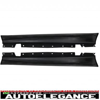 paraurti anteriore adatto per bmw serie 3 e90 berlina e91 touring (2004-2008) con minigonne laterali non lci design m3 senza fendinebbia