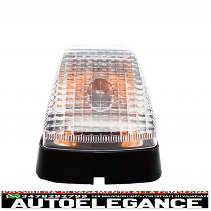 aggiungi strisce modanature porte con decalcomanie laterali adesivo in vinile nero opaco e luci di svolta adatte per mercedes classe g w463 (1989-2015) AUTOELEGANCERICAMBI