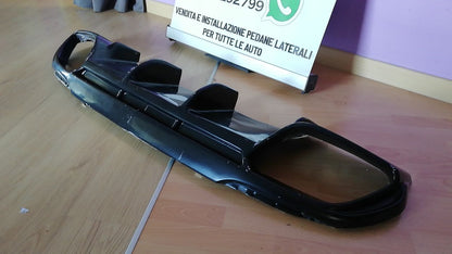 ART. 0345 DIFFUSORE GIULIA 2016-2021 STANDARD LOOK QUADRIFOGLIO NERO LUCIDO