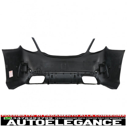 Complete body kit with muffler tips suitable for mercedes c-class w205 sedan (2014-2020) c63s edition 1 design