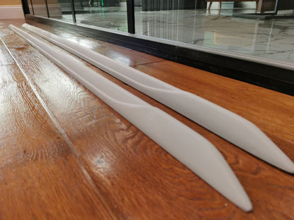 MINIGONNE LATERALI ADATTE PER AUDI A4 B9 8W AVANT BERLINA SLINE S4 LOOK GREZZO