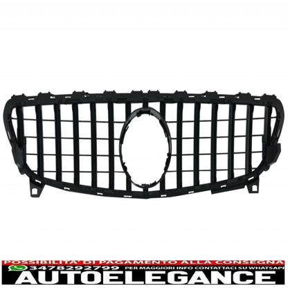 body kit with grille suitable for mercedes a-class w176 (2012-2018) restyling a45 design