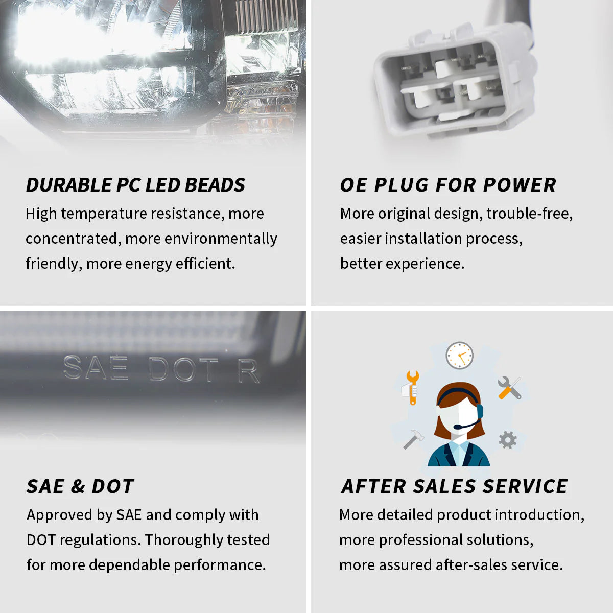 I fari sequenziali Full LED Toyota Tundra 2014-2018 NON ADATTANO 2019