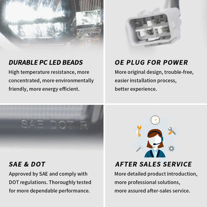 I fari sequenziali Full LED Toyota Tundra 2014-2018 NON ADATTANO 2019