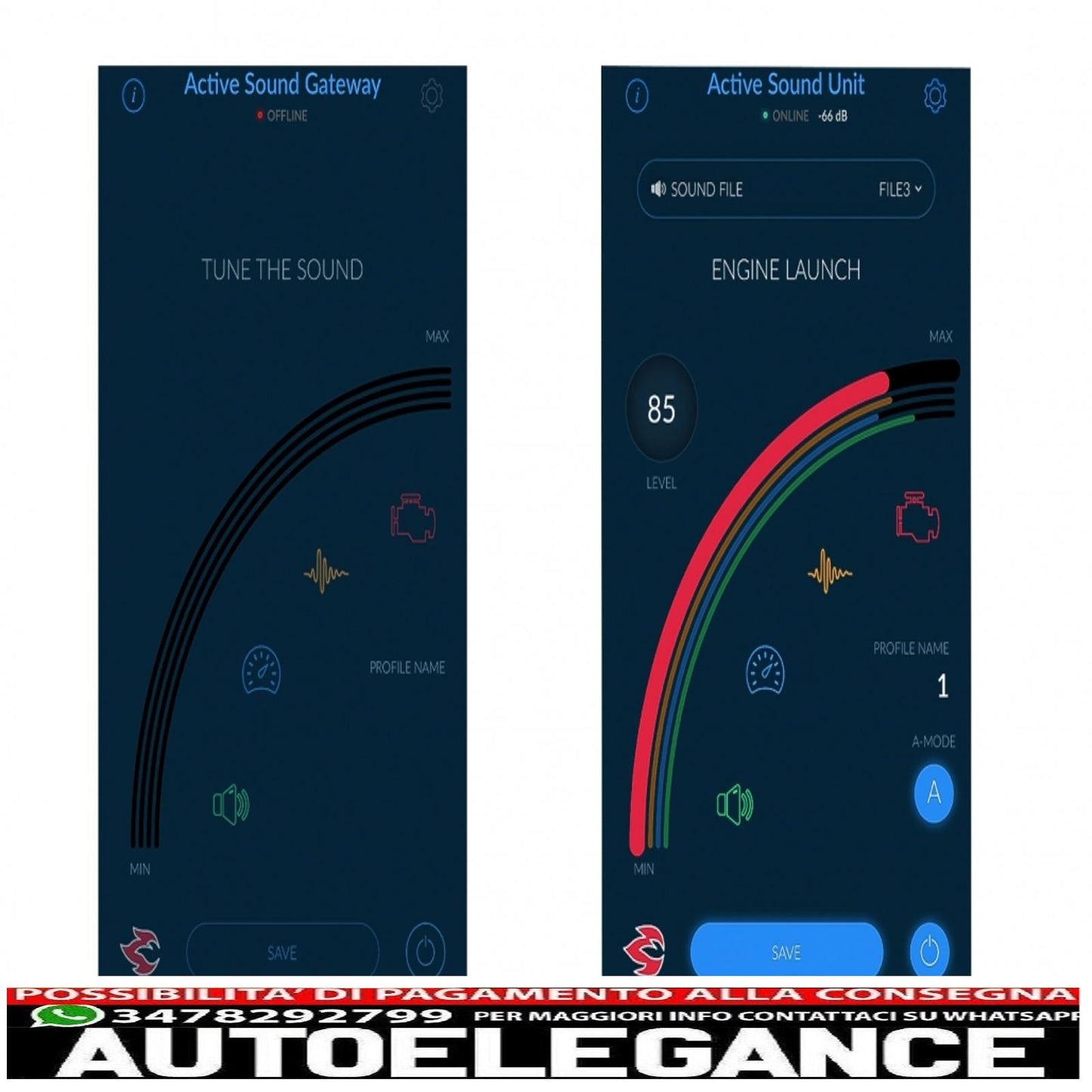 sistema audio attivo adatto per mercedes classe g w463 (1989-2018) g500 g55 g63 g65 e qualsiasi auto con suono del motore can-bus v8