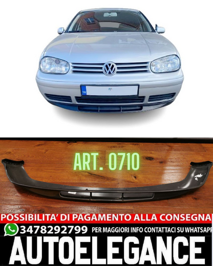 SOTTO PARAURTI ADATTO PER VW GOLF 4 LOOK VOTEX 40TH DESIGN GREZZO