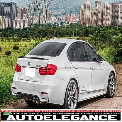 Trunk lid spoiler suitable for BMW 3 Series F30 (2010 onwards) Carbon film in M3 design 