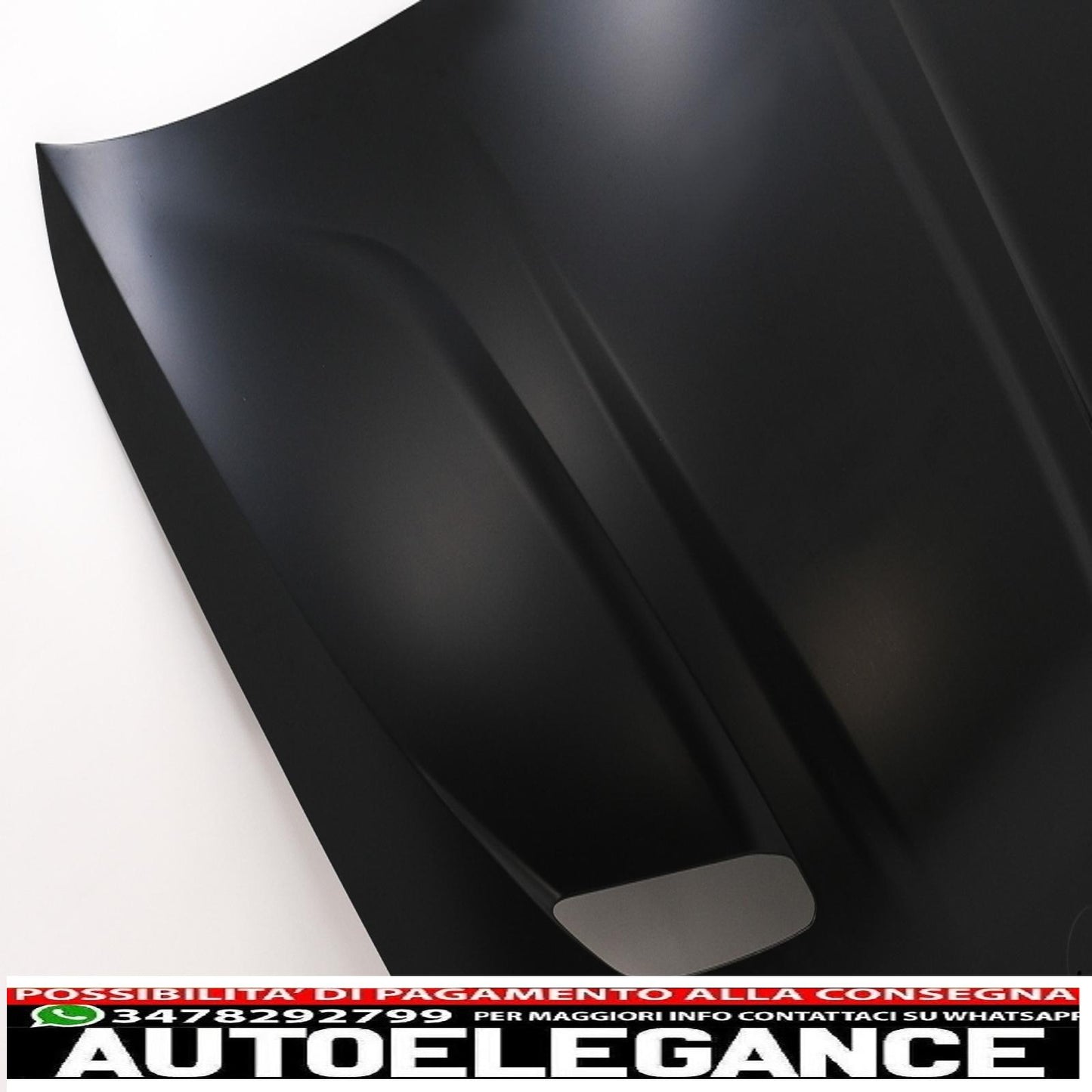 cofano cofano adatto per bmw serie 5 g30 berlina g31 touring g38 (2017-2019) m5 cs look AUTOELEGANCERICAMBI