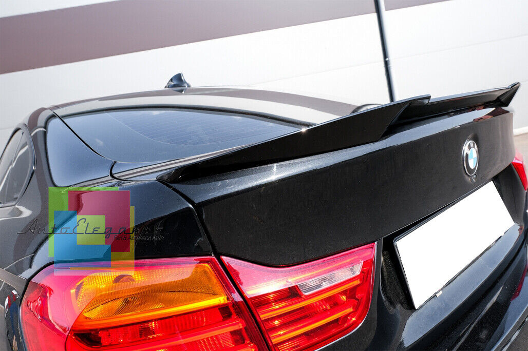 BMW SERIE 4 F36 2014+ SPOILER COFANO ALETTONE DESIGN M4 SPORTIVO ABS NERO IT AUTOELEGANCERICAMBI