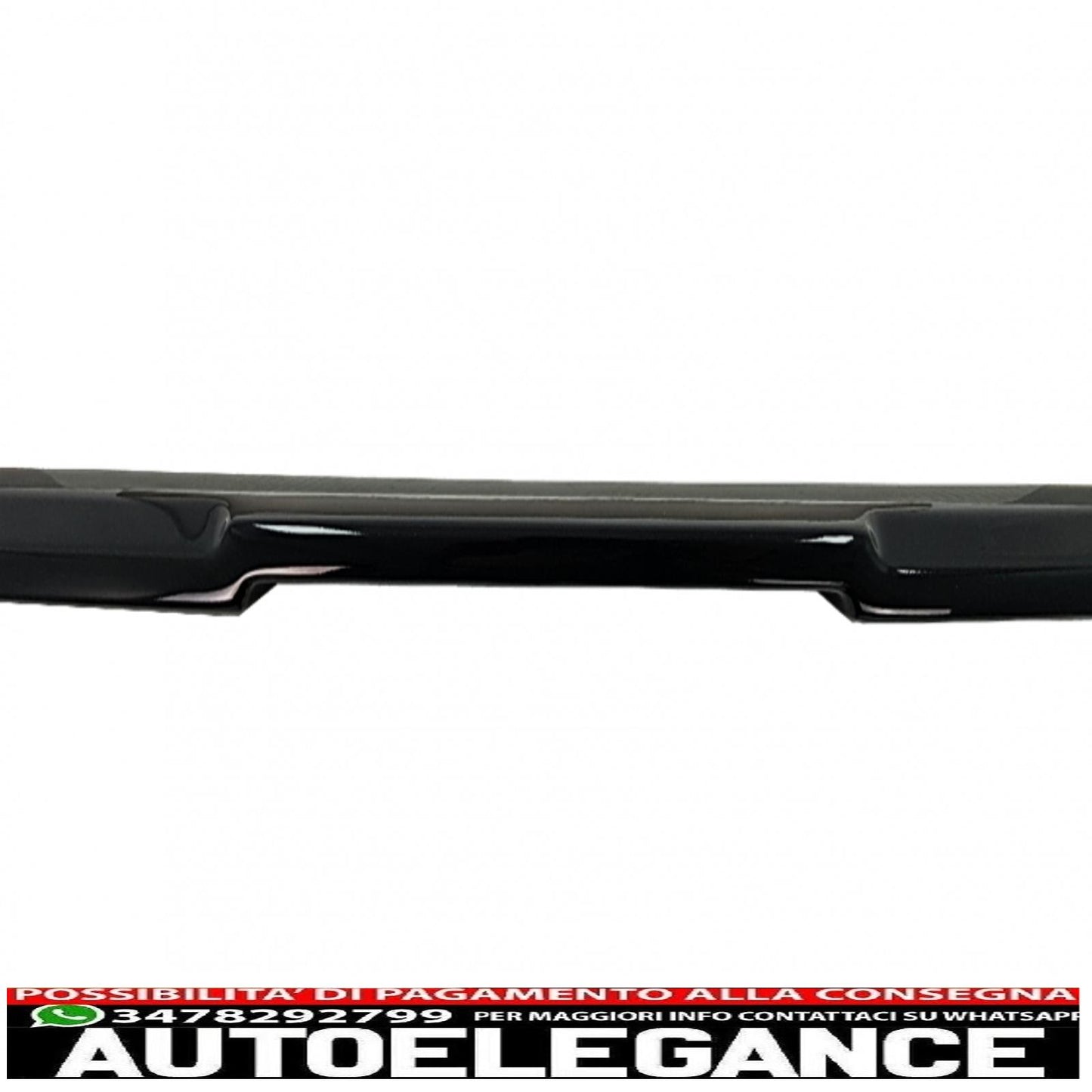 Trunk Spoiler Lip Suitable For Mercedes E Class W213 (2016-2019) Piano Black