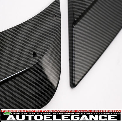 Front bumper spoiler lip suitable for bmw x3m g01 x4m g02 (2018-2020) m sport carbon look 